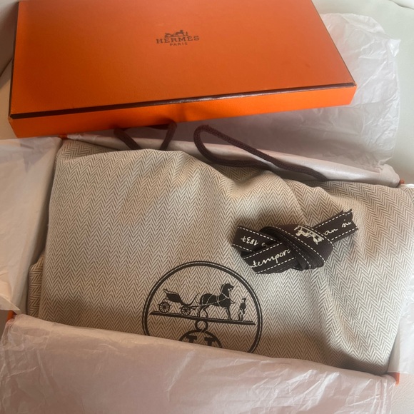 💯 Authentic Hermès Kelly Longue Wallet dark brown—SOLD - Picture 13 of 16